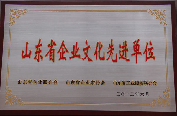 薩奧獲得“山東省企業(yè)文化先進(jìn)單位”稱號(hào)